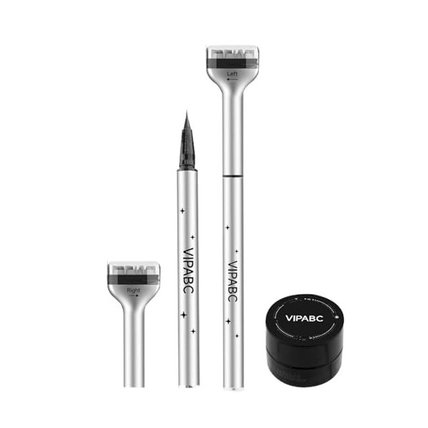 Timbres eye-liner, timbre cils | Eye Liner Bottom Lash Stamp - Outils de beauté pour femmes, tampon pour cils inférieurs rési
