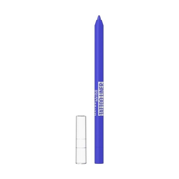 Maybelline New-York - Crayon Gel Yeux Effet Tatouage - Waterproof & Tenue 36h - Tattoo Liner - Teinte : Galactic Cobalt