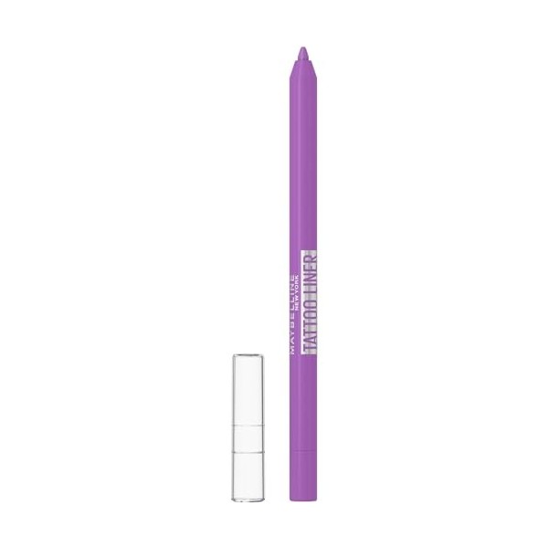 Maybelline New-York - Crayon Gel Yeux Effet Tatouage - Waterproof & Tenue 36h - Tattoo Liner - Teinte : Purple Pop