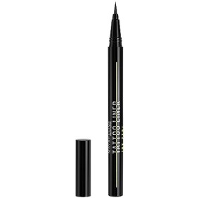 Maybelline New York Eyeliner Liquide Waterproof Anti-Agrafe et Longue Durée Vegan Tattoo Liner Ink 881 Matte Black Noir 1m
