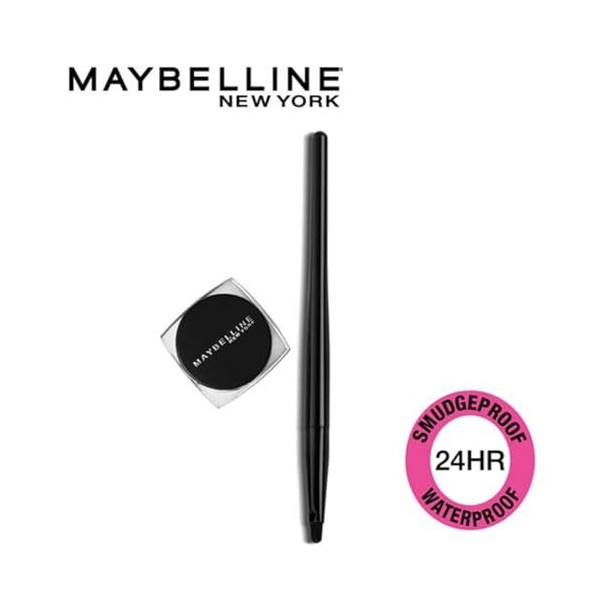 Maybelline New York Lasting Drama Eye Liner Drama Gel Liner, Black, 2.5g