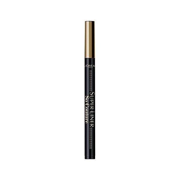 2 x LOreal Paris Superliner So Couture 01 Black Eyeliner New