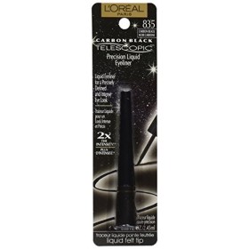 LOREAL TELESCOPIC PRECISION LIQUID EYELINER 835 CARBON BLACK