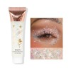 HoiLiLu Maquillage Fard à Paupières Écaille de Sirène Gel avec Paillettes pour Visage, Lèvres, Corps et Scène 8 