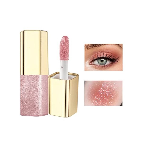 Flash à paupières maquillage maquillage des yeux liquide chatoyant couleur bâton brillant Durable imperméable à leau brillan