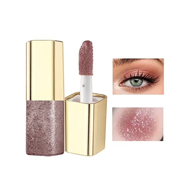 Flash à paupières maquillage maquillage des yeux liquide chatoyant couleur bâton brillant Durable imperméable à leau brillan