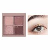 Cherry Story Eye Shadow Quad Advanced Sense Novice Débutant Earth Color Daily Light Makeup Eye Shadow Plate Cadeau Nature A,