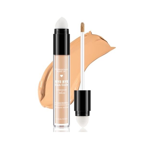 Boobeen Matte Full Cover Correcteur, Stick crème correcteur pour les cernes, les tâches, correcteur sous les yeux avec applic