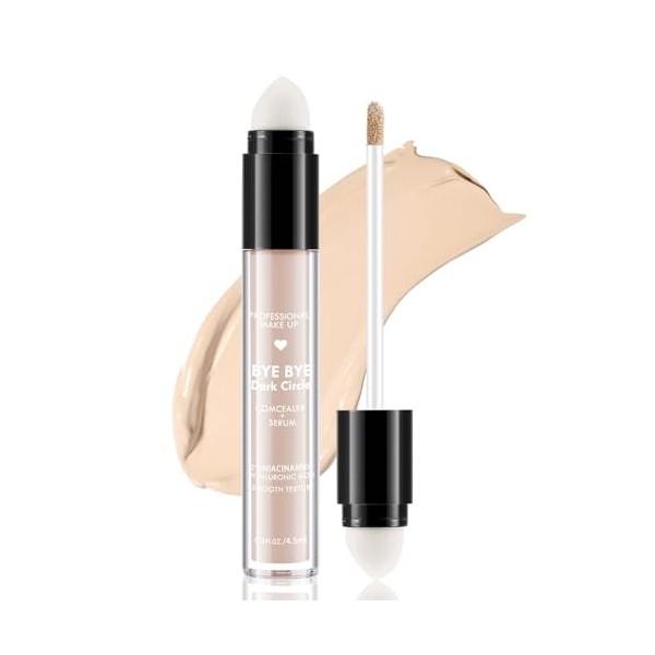 Boobeen Matte Full Cover Correcteur, Stick crème correcteur pour les cernes, les tâches, correcteur sous les yeux avec applic