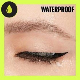 Maybelline New-York - Eyeliner Feutre Waterproof Ultra-Pigmenté - Pointe Précision - Tenue 24H - Tattoo Liner Ink Pen - 880 J