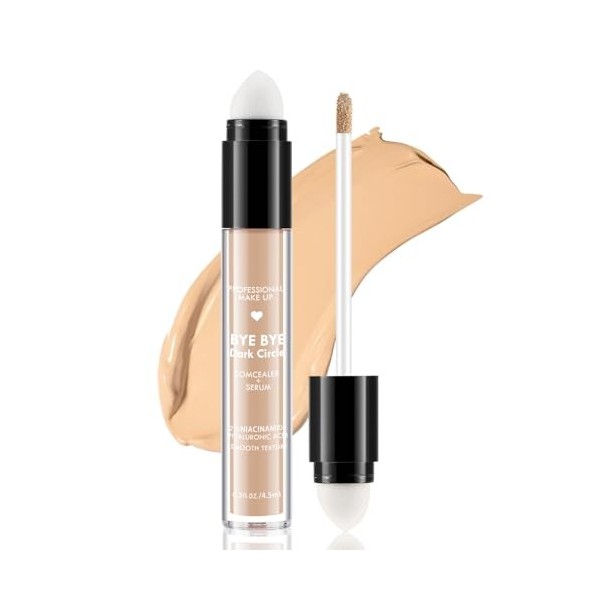 Boobeen Matte Full Cover Correcteur, Stick crème correcteur pour les cernes, les tâches, correcteur sous les yeux avec applic