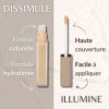 IMPALA Correcteur Anti-cernes Teinte 21 | Finition Peau Rayonnante Correcteur Illuminateur Fluide pour Anti-cernes| Maquillag