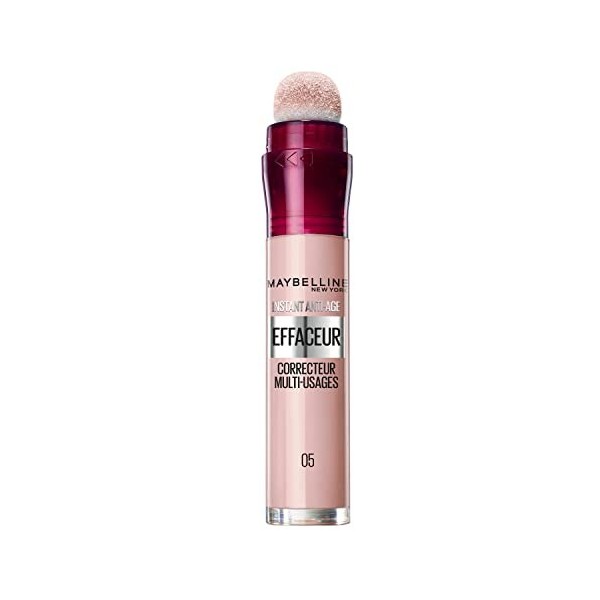 Maybelline New York - Lot de 2 Anti-cernes Fluide - Kit Correcteur & Contouring - Instant Anti-Age L’Effaceur - Teintes : Cla