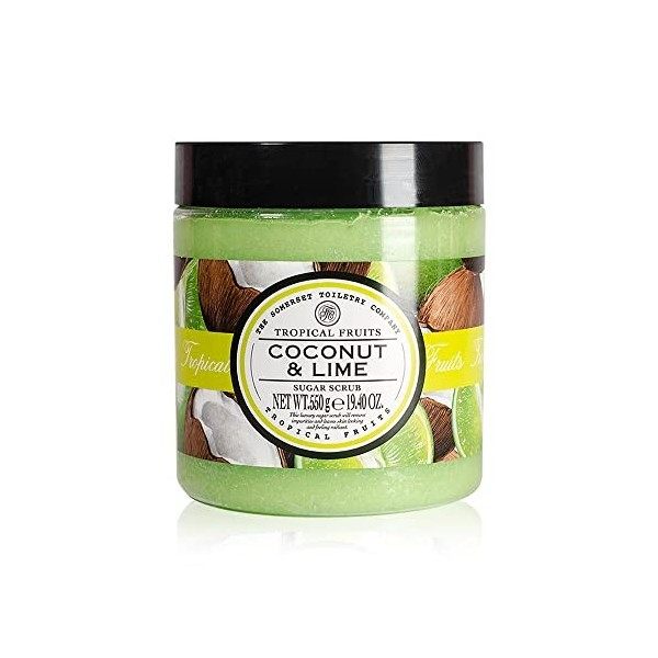 Tropical Fruits Full Body Sugar Scrub Coconut & Lime 550g