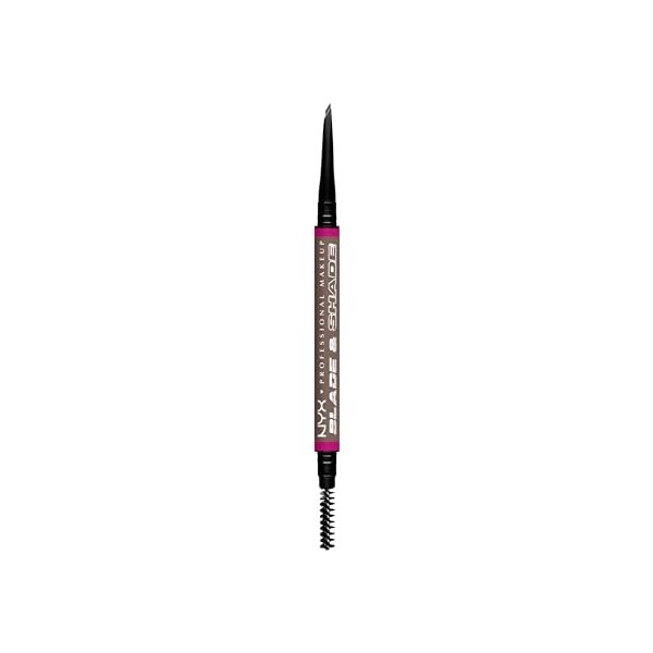 NYX Professional Makeup Blade & Shade, Crayon sourcils double embout, tenue jusquà 16h, Cool Ash Brown