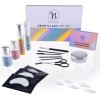 Kit Rehaussement de Cils, Brow Lift Kit Sourcil, Solution 2 en 1, Durée de 6-8 Semaines, 15 Applications, Kit de Permanente D