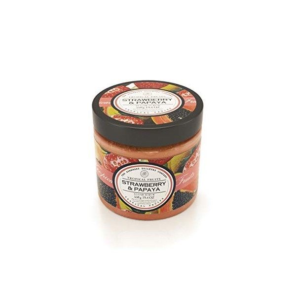 Tropical Fruits Gentle Exfoliating Strawberry & Papaya Sugar Scrub 1 x 550g