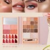 Conceal Contour Eyeshadow Palette | Long-Lasting Waterproof Makeup Palette | Professional Eyeshadow Kit For Women, Girlfriend