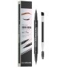 Stylo À Sourcils Courbé - Crayons À Sourcils Double Extrémité 2 En 1, Crayon Contour Des Sourcils Microblading Magique Avec P