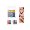 Paillettes Palette De Fards à PaupièRes FêTe Maquillage Cosplay Glitter Patch Visage Et Corps Palette De Fards à PaupièRes 9 