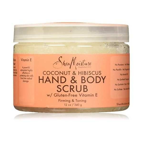 SHEA MOISTURE Coconut & Hibiscus Hand & Body Scrub Firming & Toning