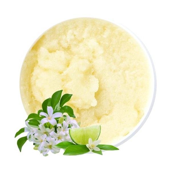 All Naturals, Exfoliating Body Scrub, Lime Blossom & Hemp Oil, 400g, Intensive Skin Nourishing & Skin Cell Reveval Treatment,