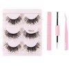 FAIRYGATE Faux Cils Volume Russe Naturel 3D Faux Cils Cat Eye Yeux de Biche Russian Fake Lashes Moelleux Faits à la Mai Cils 