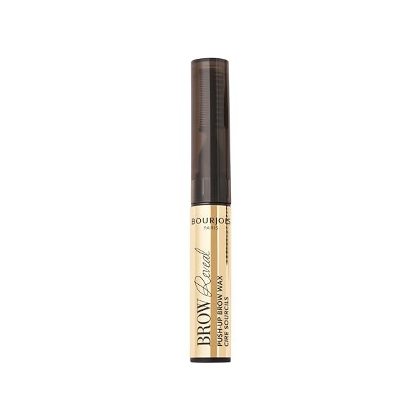 Bourjois Brow Reveal Push-Up Cire à sourcils 02 Blonde, longue tenue pour sourcils plus pleins et moulés, texture douce, appl...