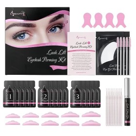 Kit de plastification 2 en 1 pour cils et sourcils, kit de permanente de cils semi-permanents, lot de 5 Beauty7