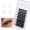 4D Pre Made Fan Extension de Cils YY Eyelash Extensions 0.07mm YY Lashes C Curl Lash Extensions 8-14mm Pre Made Fans Lash Tra