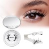 Faux Cils Magnetique,Réutilisable Faux Cils Magnetique Naturel avec applicateur, pas besoin de colle Cils Magnetique QUEWE Fa