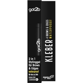 got2b 4 Brows & Edges - Waterproof - 16 ml - Mascara Brow Gel & Hair 2 en 1 - Résistant à la transpiration et à leau - Pour 