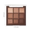 Lilbitty Palette de fards à paupières marron nude, or rose et bronze brun foncé, palette de fards à paupières crème hautement