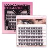 FADVAN Extension de Cils en Grappe 280Pcs Courbure D Cils Faux Cils Individuels Bouquet Professionnel Naturel Cluster DIY Cil