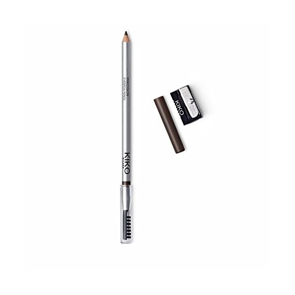 KIKO Milano Precision Eyebrow Pencil 02, Crayon À Sourcils Avec Formule Dure Micro-Précision Et Peigne Séparateur