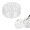 LEEQ 100 pcs Cils de distributeur de colle - supports de colle jetables en plastique pour faux cils, conteneur de colle de ci