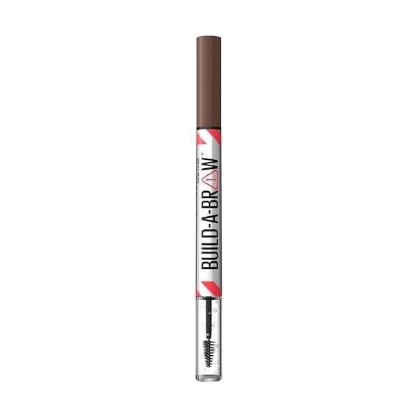 Maybelline New York - Crayon à sourcils 2 en 1 avec gel pour des sourcils pleins et définis - Tenue jusquà 24 heures - Pas d