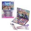 Bratz Palette de fards à paupières 35 couleurs chatoyantes et opaques, pigmentées et mélangeables, 8 pinceaux, parfaites pour