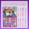 Bratz Palette de fards à paupières 35 couleurs chatoyantes et opaques, pigmentées et mélangeables, 8 pinceaux, parfaites pour