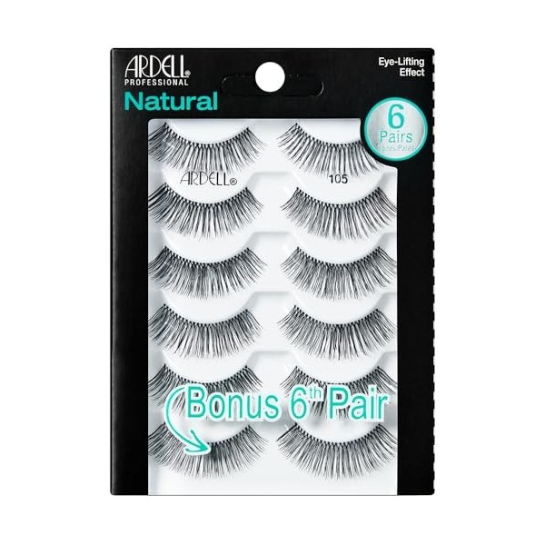 ARDELL 5 Pack Natural 105 Black Faux-cils