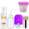 Nettoyant Pour Extensions De Cils, Mousse De Cils, Shampoing Pour Extensions De Cils, Mini Ventilateur Usb Rechargeable, Kit 