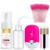 Nettoyant Pour Extensions De Cils, Mousse De Cils, Shampoing Pour Extensions De Cils, Mini Ventilateur Usb Rechargeable, Kit 