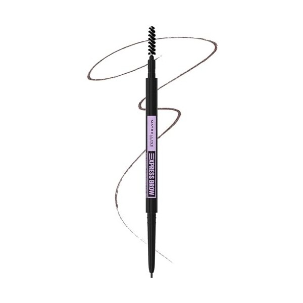 Maybelline New York Brow Ultra Slim Defining Eyebrow Makeup Mechanical Pencil With 1.55 MM Tip & Blending Spoolie For Precise