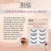 Ardell Strip Lashes Naked Lashes 420, 4 Pairs x 1-Pack