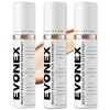 Evonex Age Defying Foundation, Sérum de fond de teint pour femmes, Sérum anti-âge, Teinte universelle, Couverture transparent