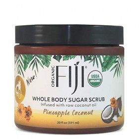 Organic Fiji Sugar Polish Pineapple Coconut 20 Oz