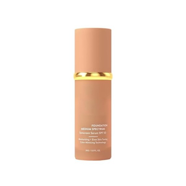 Biomimic Foundation 4 In 1 – Spectre de Lumière | Fond de Teint Changeant de Couleur 30 Ml | Fond de Teint Liquide Imperméabl