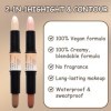 4 Pcs Contouring Stick Contouring Bronzer Stick Contouring Maquillage Stick Contouring Visage Contouring Stick Contouring Bro