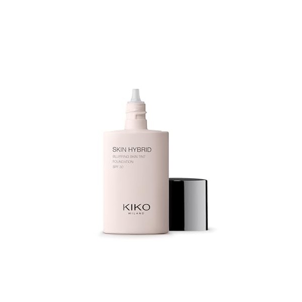 KIKO Milano Skin Hybrid Blurring Skin Tint Foundation 02, Fluide Perfecteur Visage, Tenue 24 H. Effet Blur, Spf 30