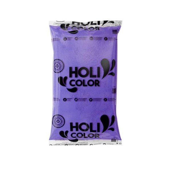 France Effect - Sachet de Poudre Holi 1Kg - Couleur Naturelle, 100% Non Toxique, Idéal pour Color Run, Séances Photos Bleu 